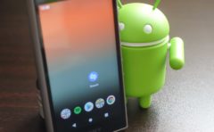 NW-A105にandroid9が搭載されている事を比喩した画像です。